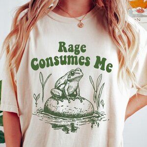 Rage Consumes Me Frog Shirt, Frog Pond T-Shirt